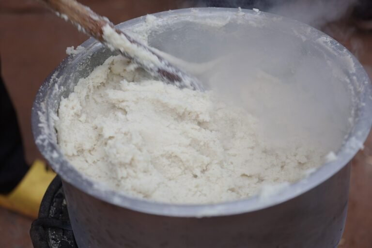 Ugali (Corn Meal) With Sukuma Wiki (Collard Greens)